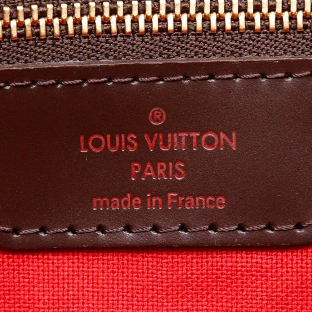 LOUIS VUITTON Authentic Brown Damier Canvas Tote Bag - Picture 13 of 15